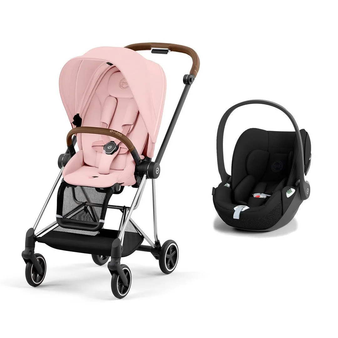 CYBEX Mios   Cloud T Travel System - Peach Pink