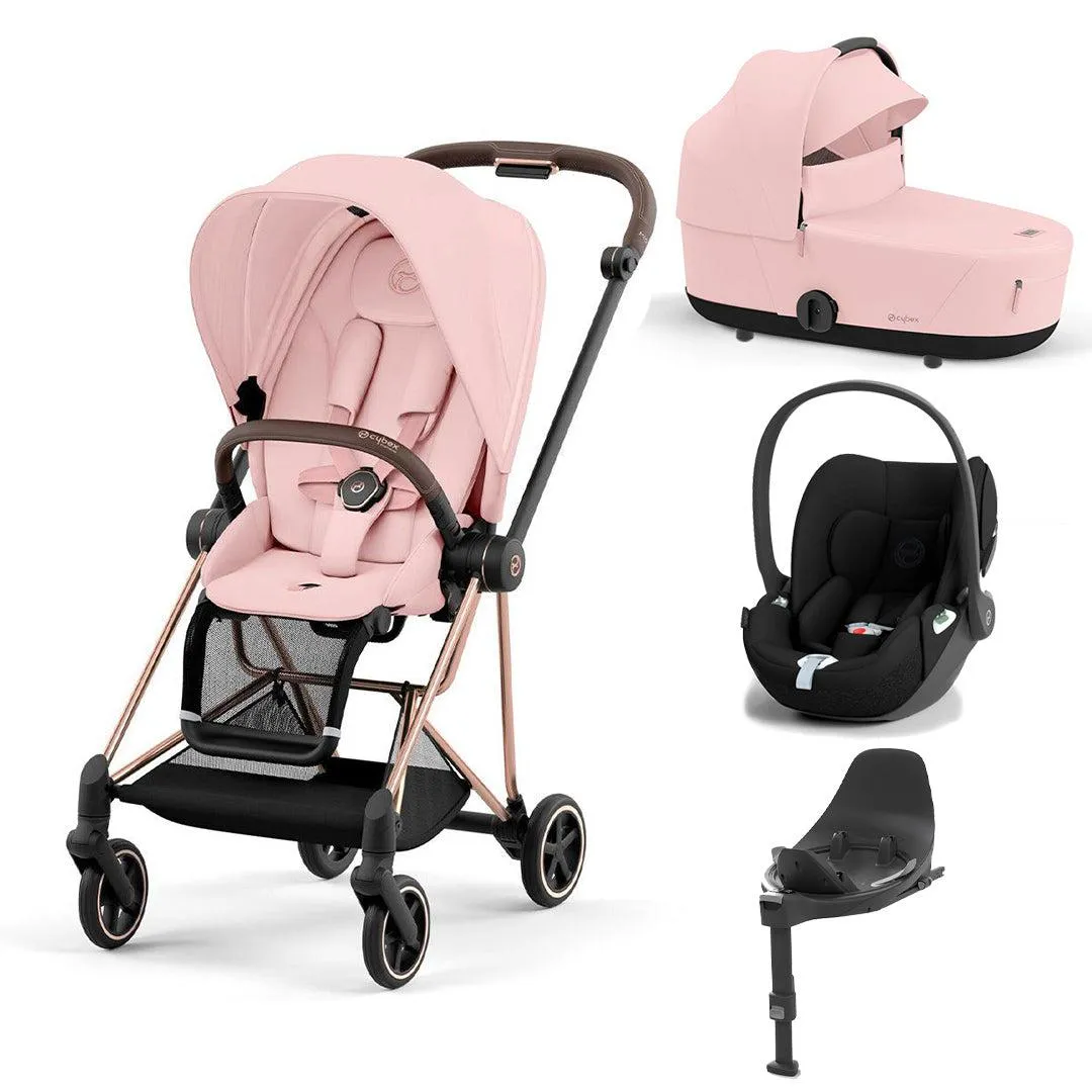 CYBEX Mios   Cloud T Travel System - Peach Pink