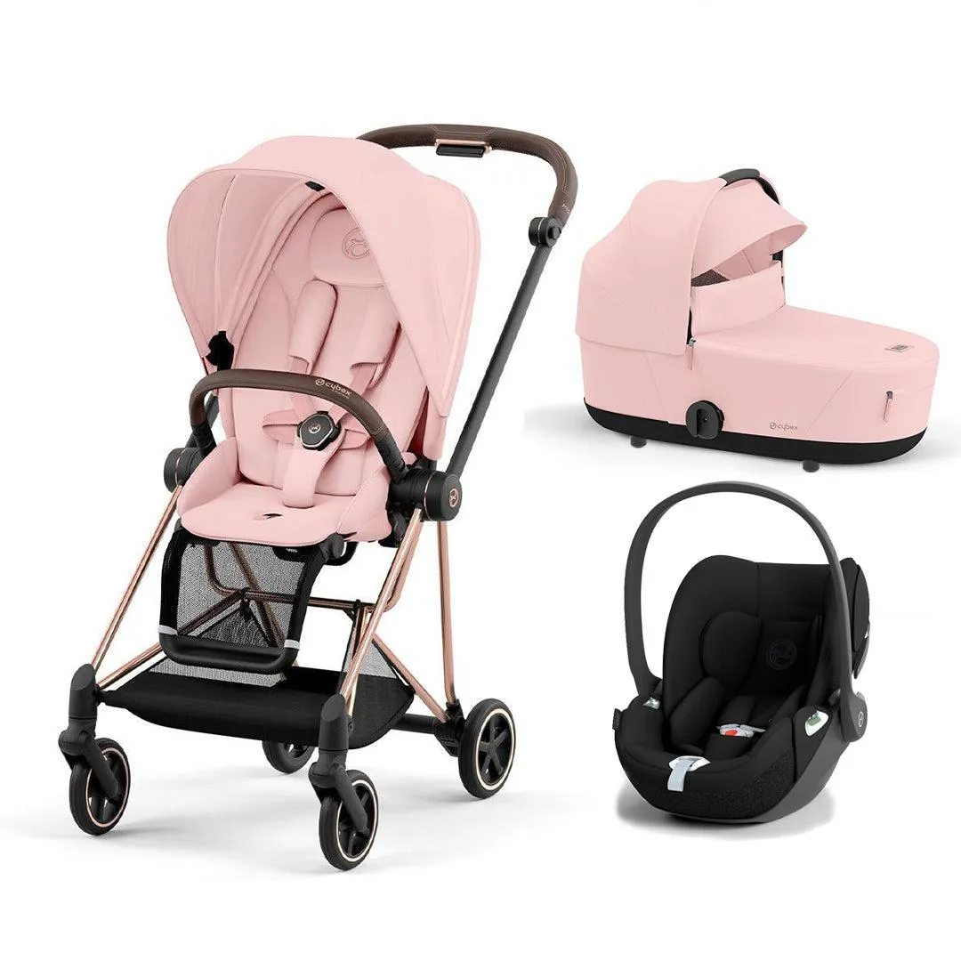 CYBEX Mios   Cloud T Travel System - Peach Pink