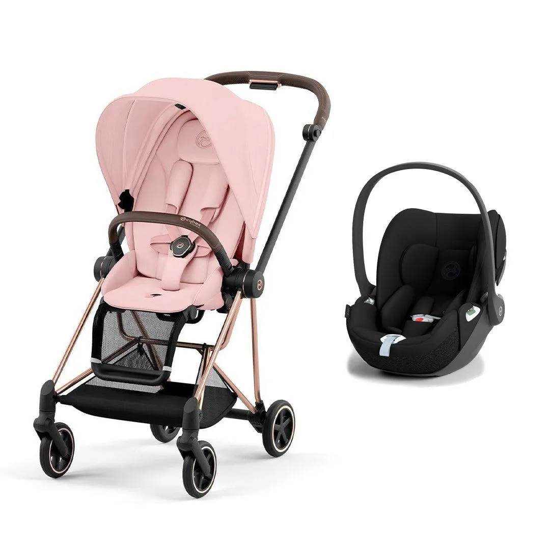 CYBEX Mios   Cloud T Travel System - Peach Pink