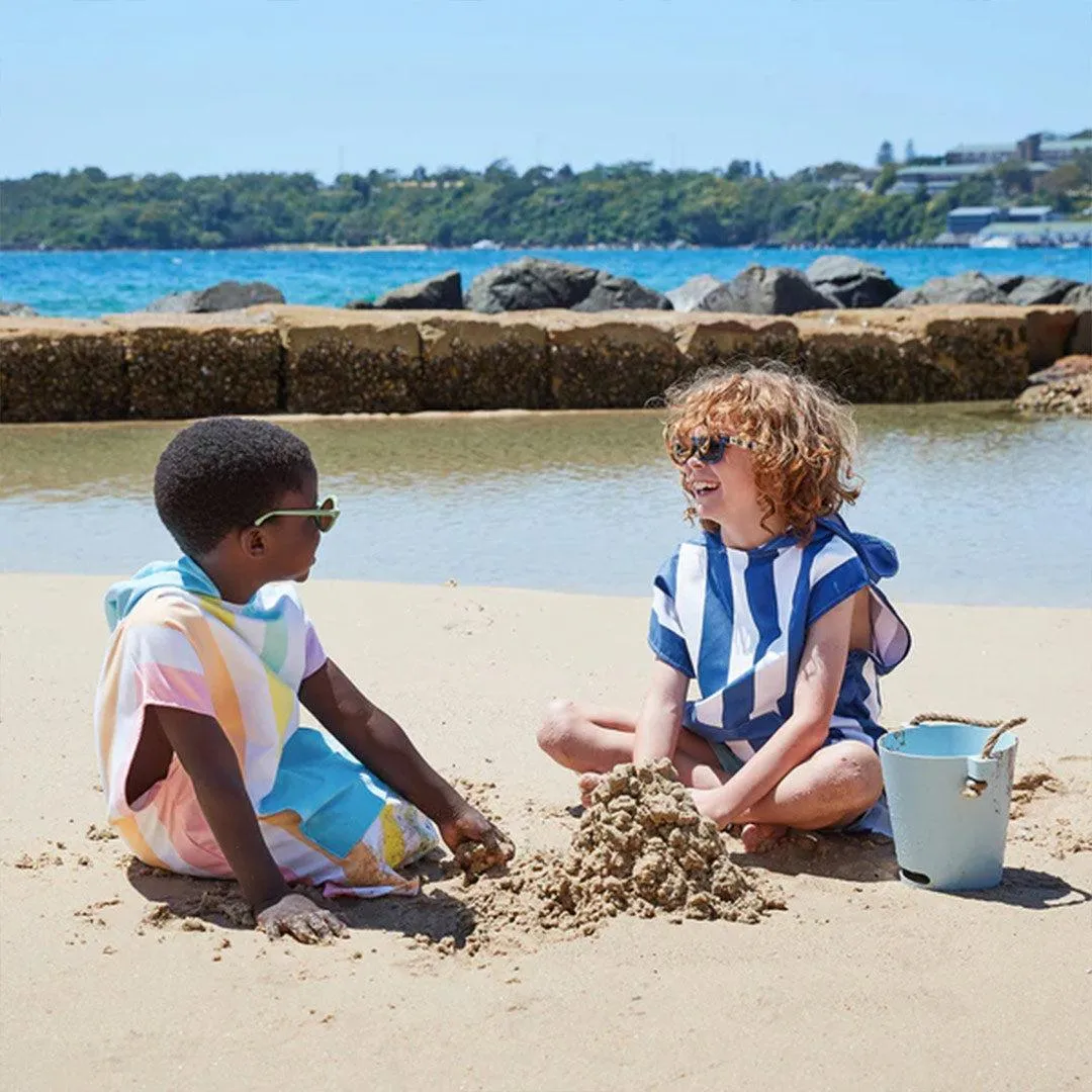 Dock & Bay Kid's Beach Poncho - Whitsunday Blue