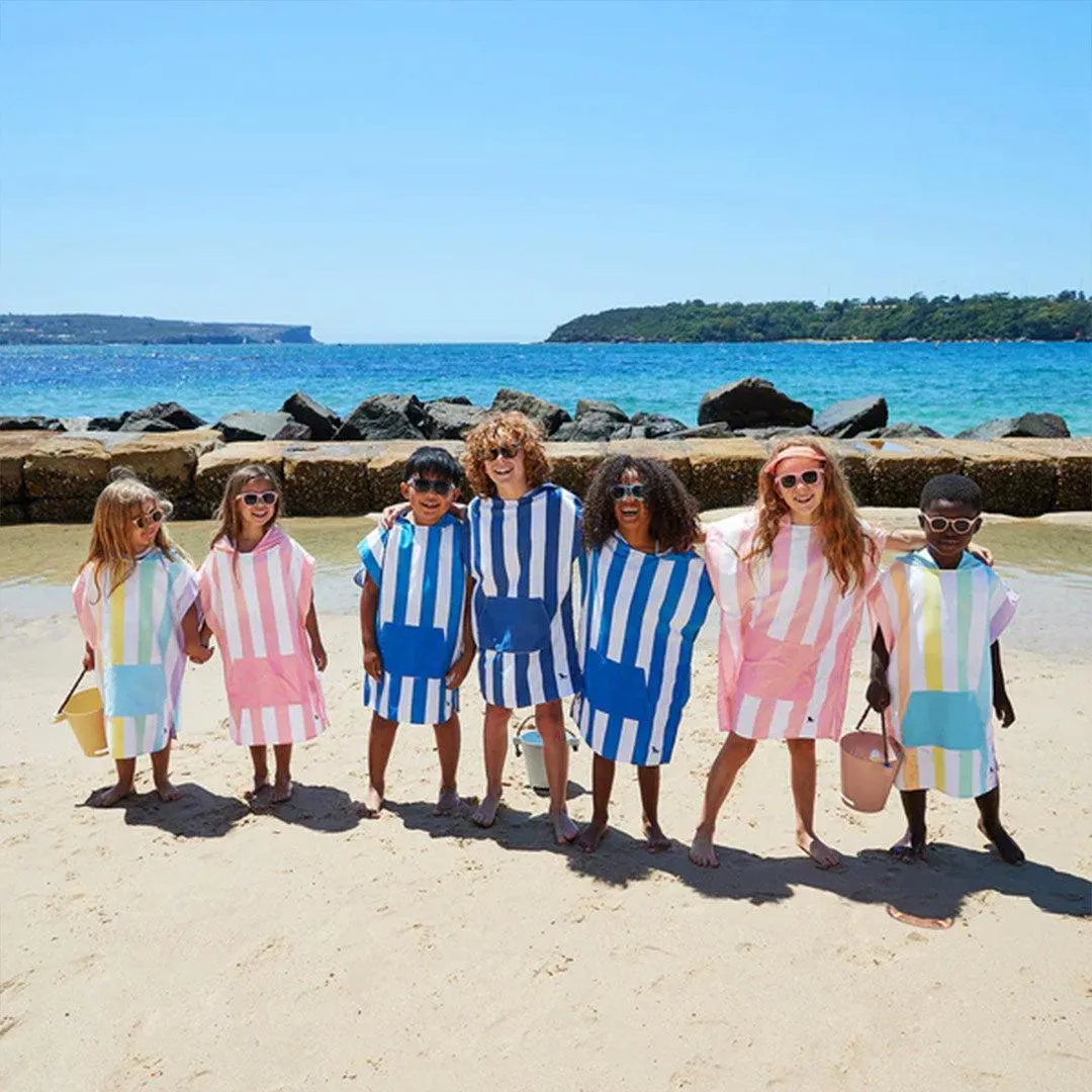 Dock & Bay Kid's Beach Poncho - Whitsunday Blue