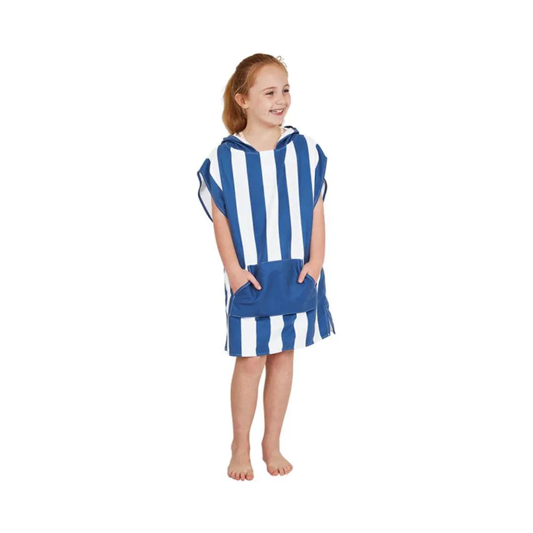 Dock & Bay Kid's Beach Poncho - Whitsunday Blue