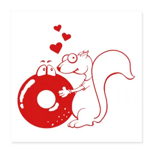 DONUT LOVE Poster 16x16