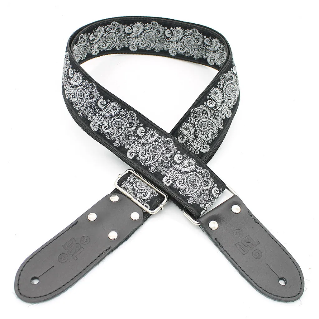 DSL JAC20-PAIS-BLACK 2" Strap Jacquard Weave Pais-Black