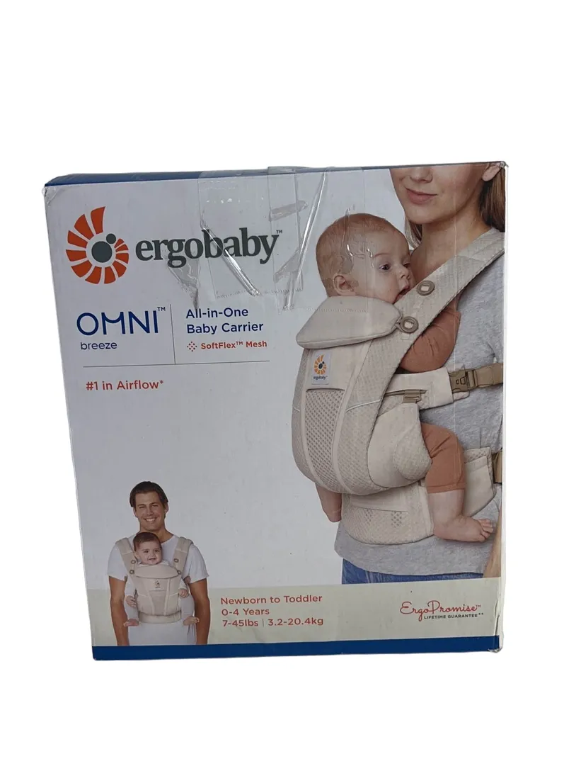 Ergobaby Omni Breeze Baby Carrier, Natural Beige