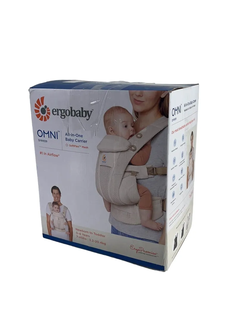 Ergobaby Omni Breeze Baby Carrier, Natural Beige