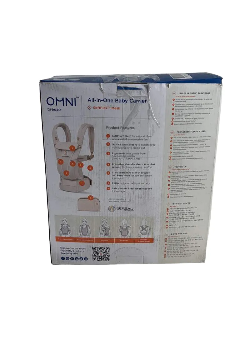 Ergobaby Omni Breeze Baby Carrier, Natural Beige