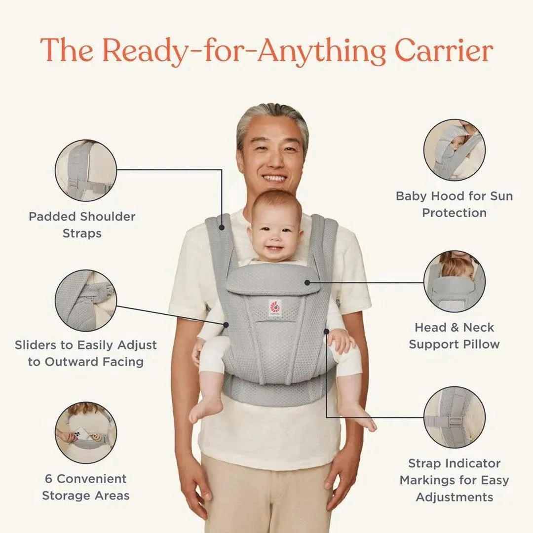 Ergobaby Omni Deluxe Mesh - Serene Blue