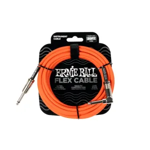 Ernie Ball Flex Instrument Cable - Orange, 20 feet
