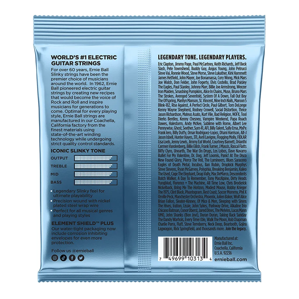 Ernie Ball Primo Slinky Nickel Wound Electric Guitar Strings, 9.5-44 Gauge