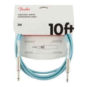 Fender - Original Series Instrument Cable, 10', Daphne Blue
