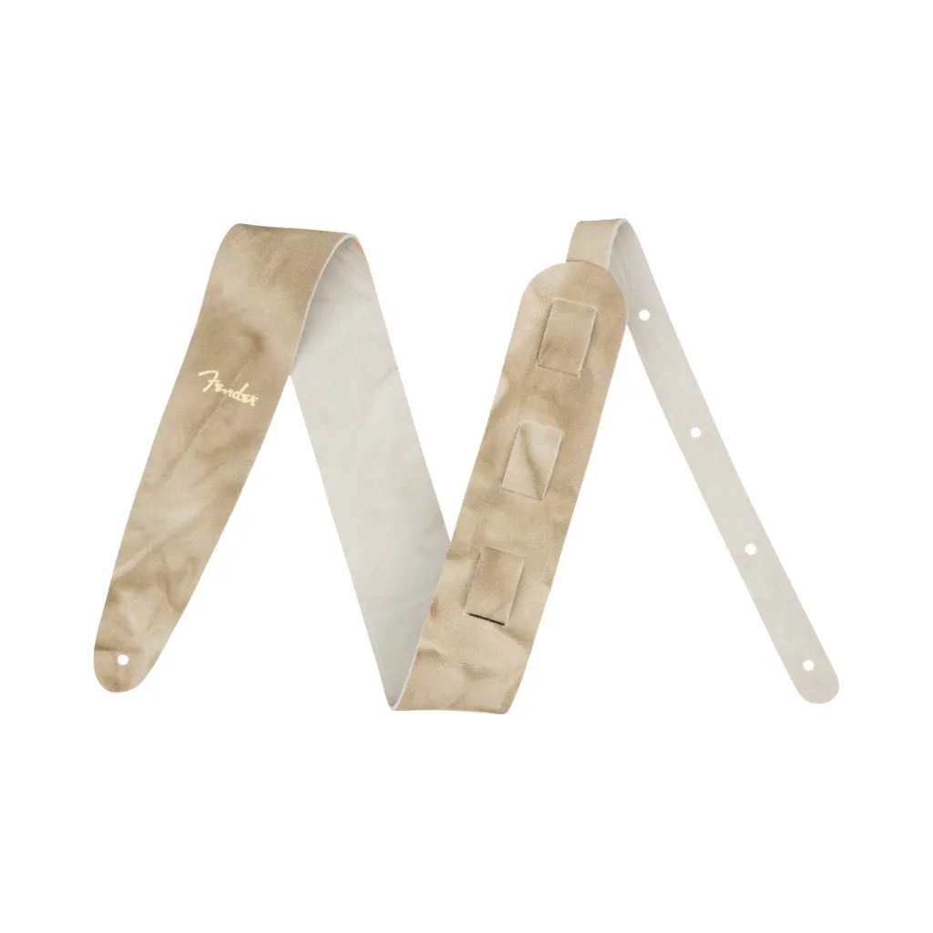 Fender Tie Dye Leather Strap in Natural
