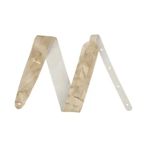 Fender Tie Dye Leather Strap in Natural