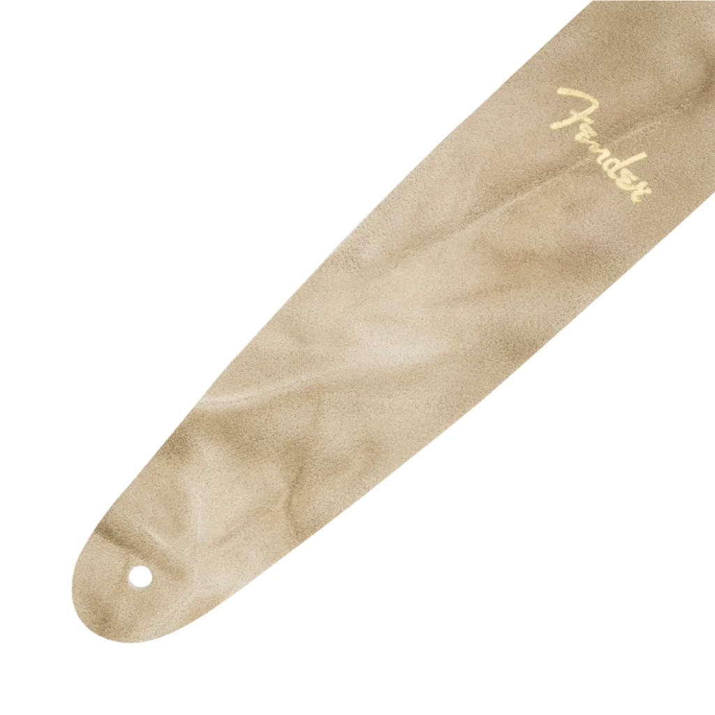 Fender Tie Dye Leather Strap in Natural