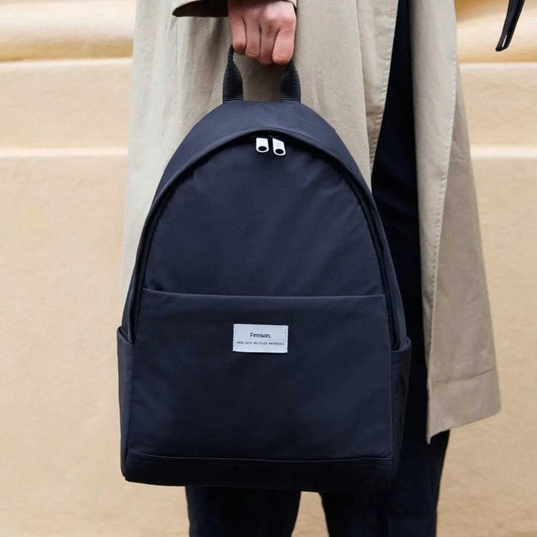 Finnson Inge Eco Changing Backpack With Changing Mat - Black