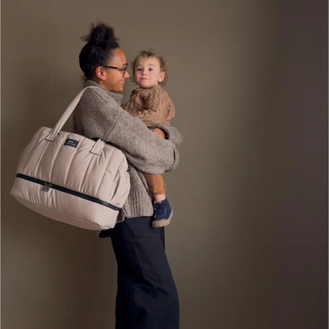 Finnson Innes Eco Holdall Changing Bag With Changing Mat - Taupe