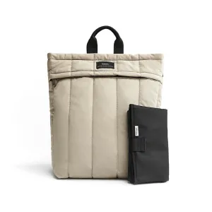 Finnson RAE Eco Changing Backpack with Changing Mat - Taupe