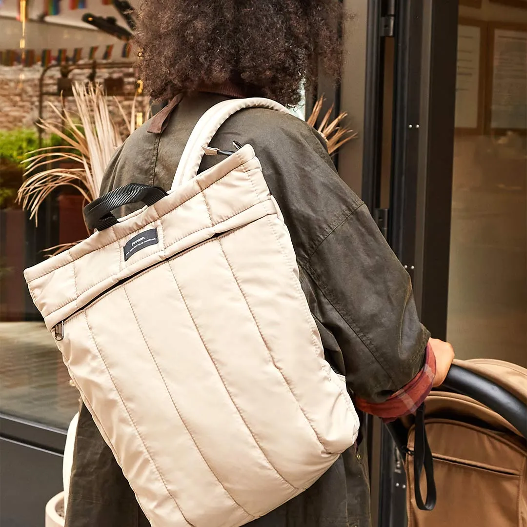 Finnson RAE Eco Changing Backpack with Changing Mat - Taupe