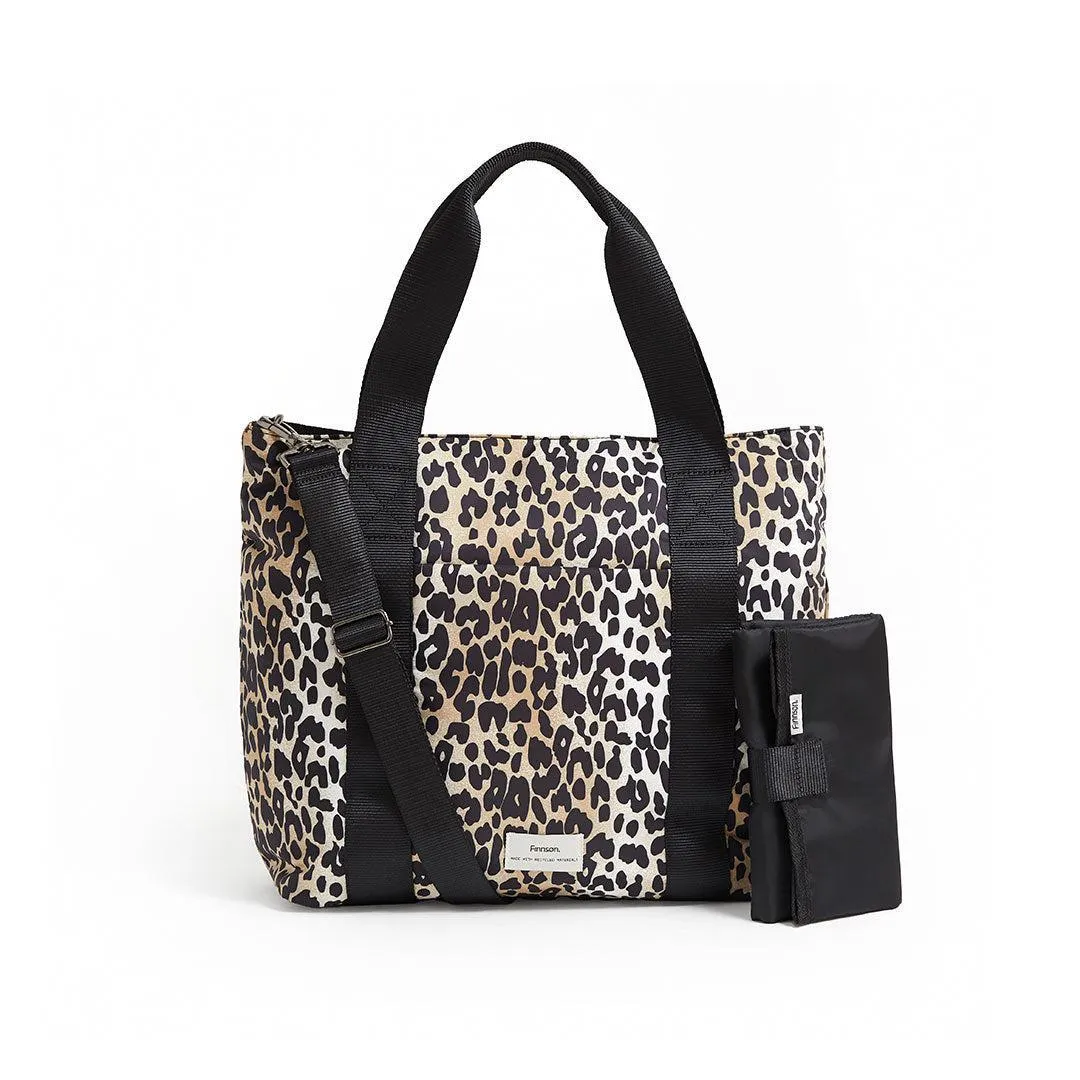 Finnson Selby Eco Changing Bag with Changing Mat  - Leopard