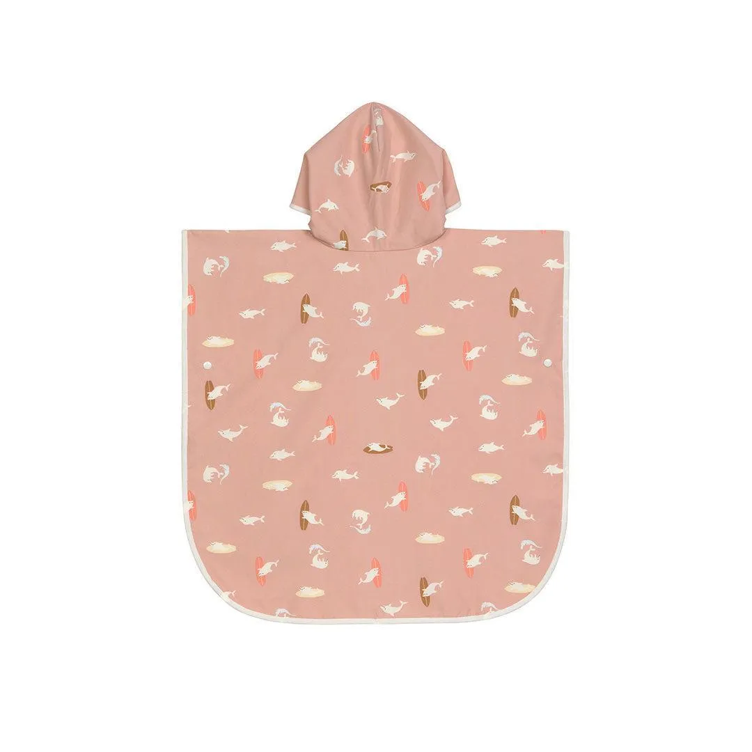 Lassig Beach Poncho - Peach - Dolphin