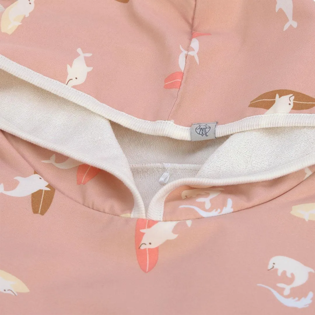 Lassig Beach Poncho - Peach - Dolphin