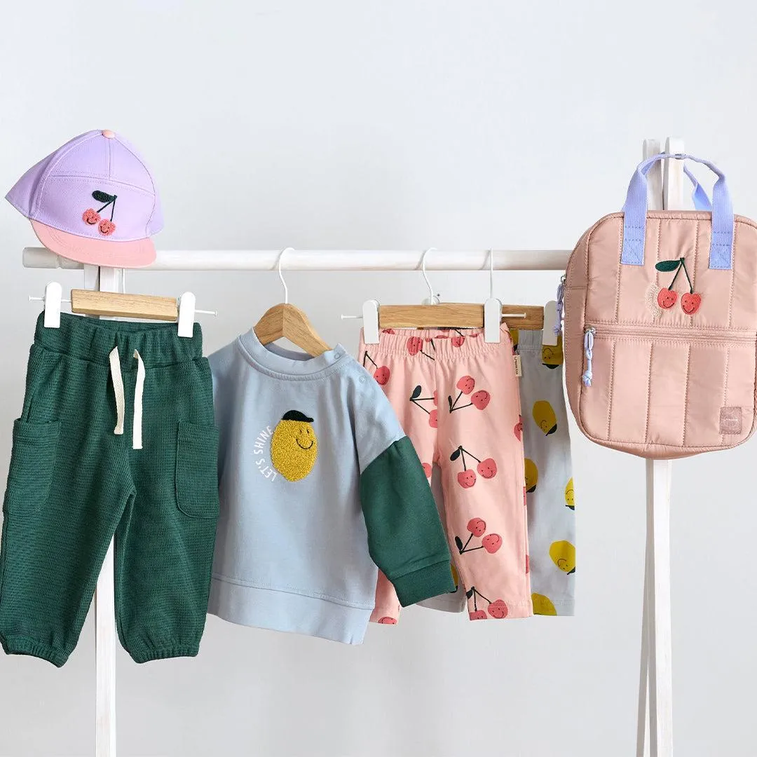 Lassig Mini Square Backpack - Peach - Little Gang Cherry