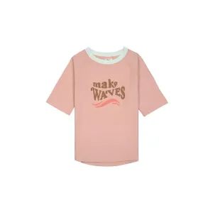 Lassig Short Sleeve Rashguard - Peach - Make Waves