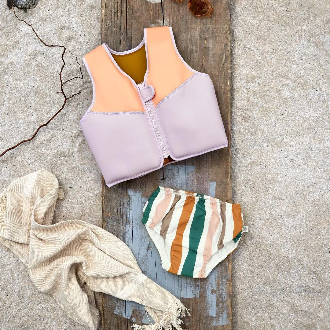 Lassig Swim Vest - Lavender/Apricot