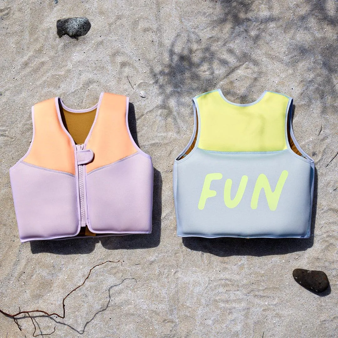 Lassig Swim Vest - Lavender/Apricot