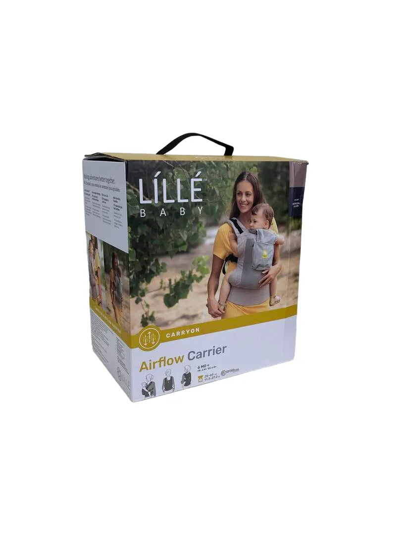Lillebaby CarryOn Airflow Carrier Toddler Size, Charcoal Silver