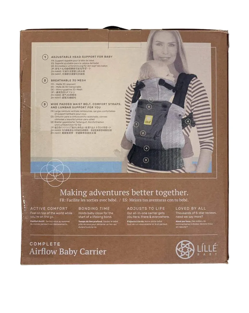 Lillebaby Complete Airflow Baby Carrier, Charcoal Silver