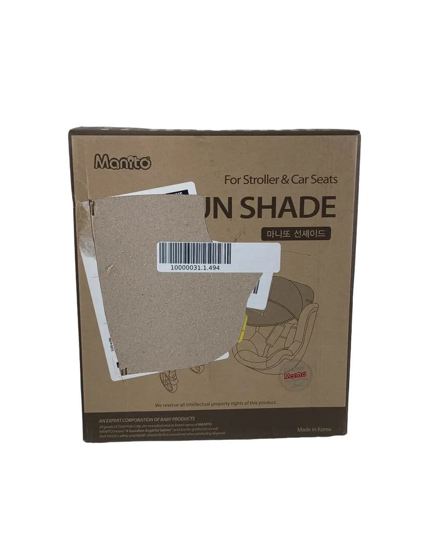 Manito Sun Shade For Strollers And Car Seats, Blue