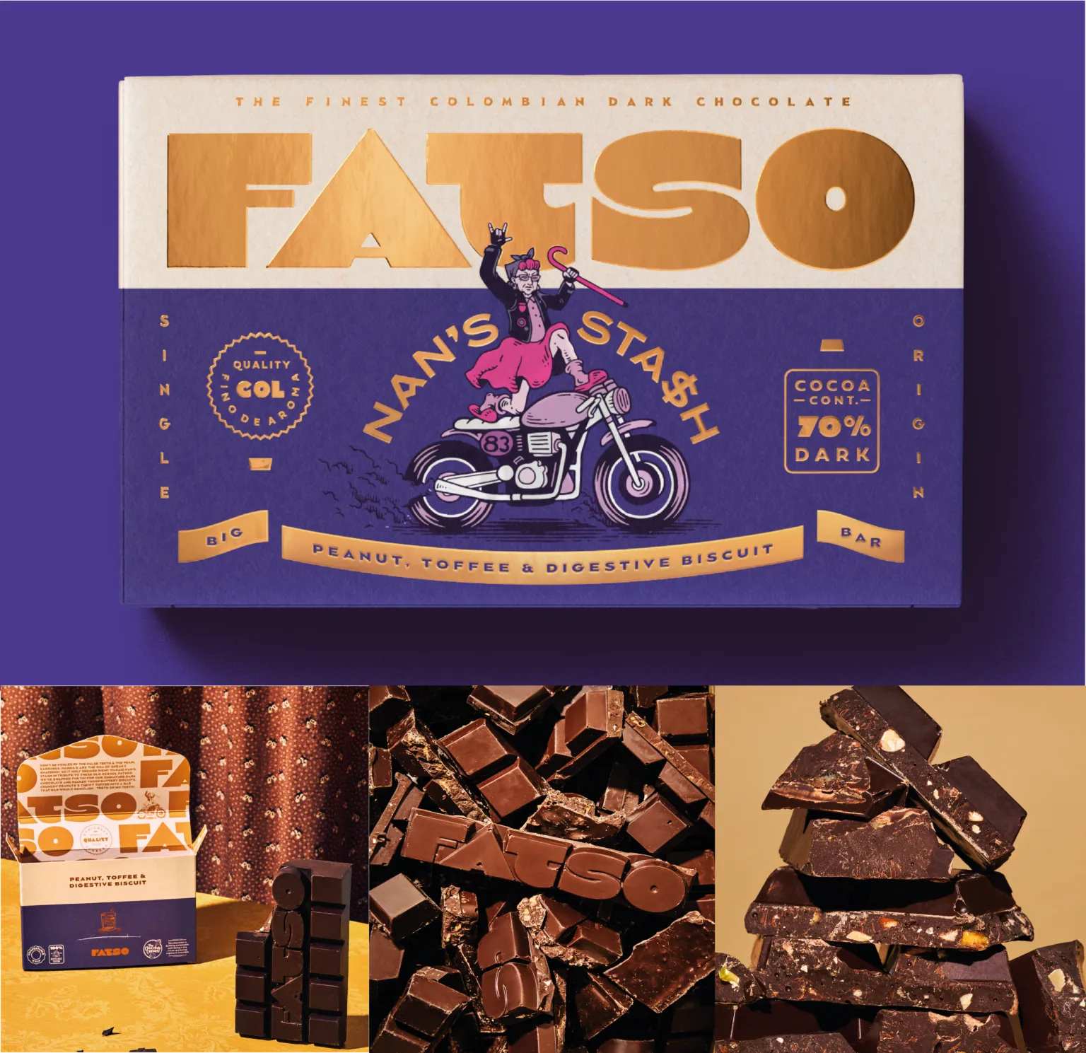 Nan's Stash Chocolate Bar 40g