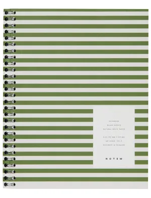 Notem Studio Nela Notebook Large, Green