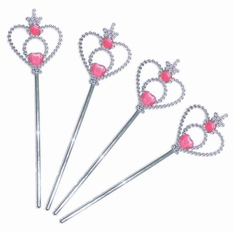 Party Favour Princess Wand, 4pk