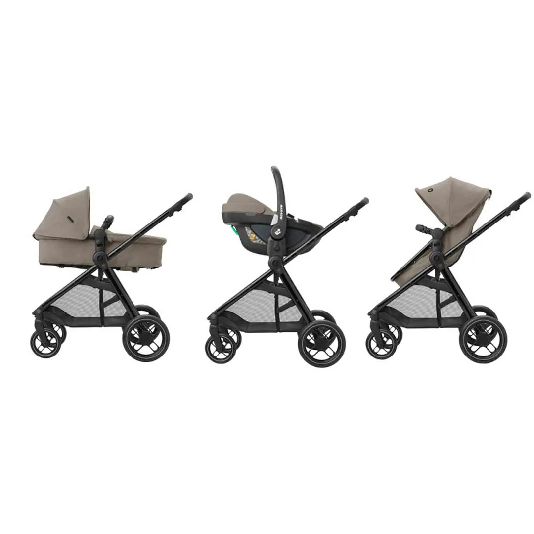 [Preloved]- Maxi-Cosi Zelia Luxe 2-in-1 Pushchair - Twillic Truffle
