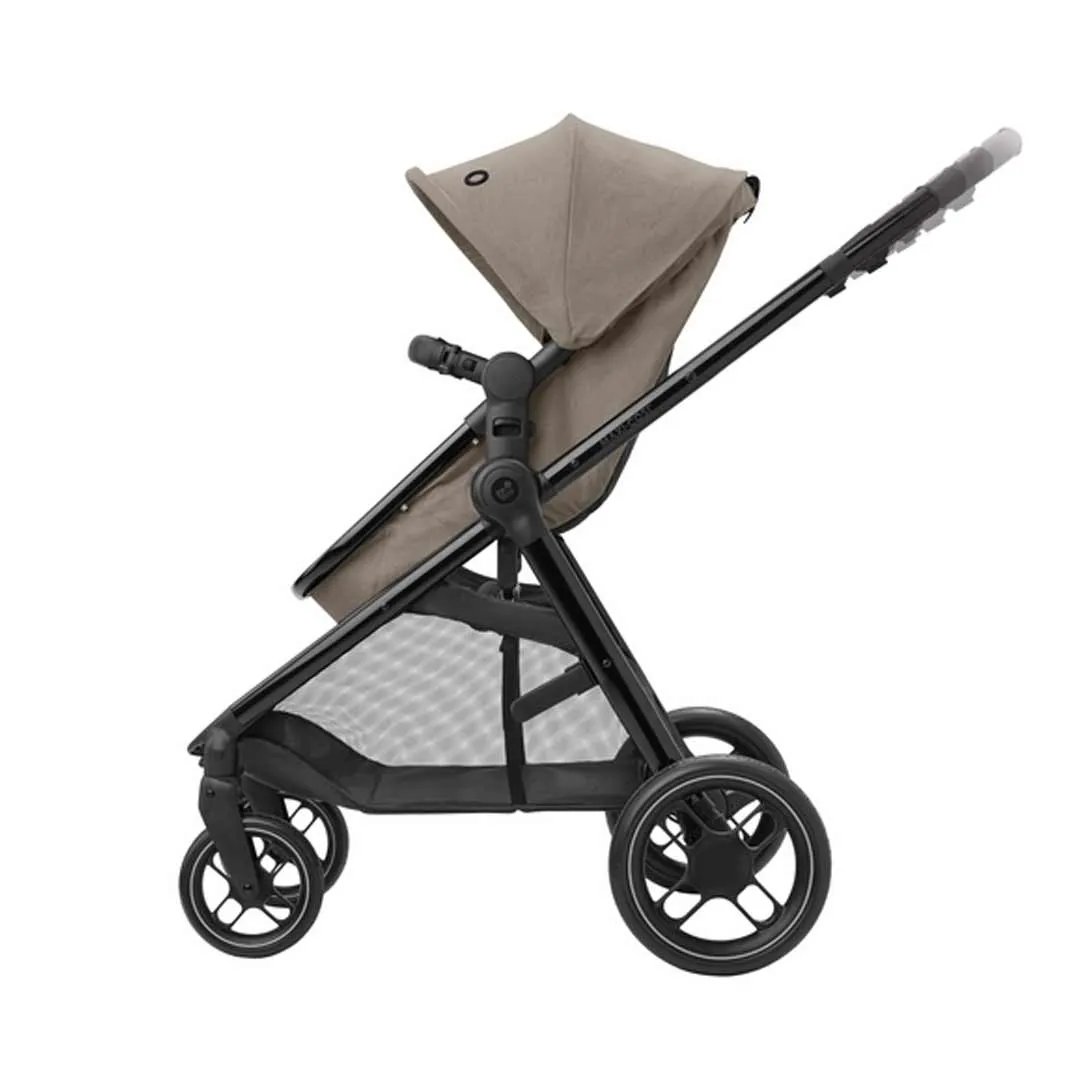 [Preloved]- Maxi-Cosi Zelia Luxe 2-in-1 Pushchair - Twillic Truffle