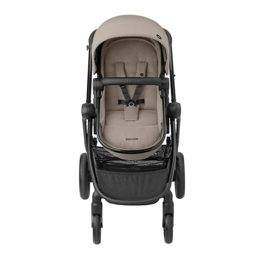 [Preloved]- Maxi-Cosi Zelia Luxe 2-in-1 Pushchair - Twillic Truffle