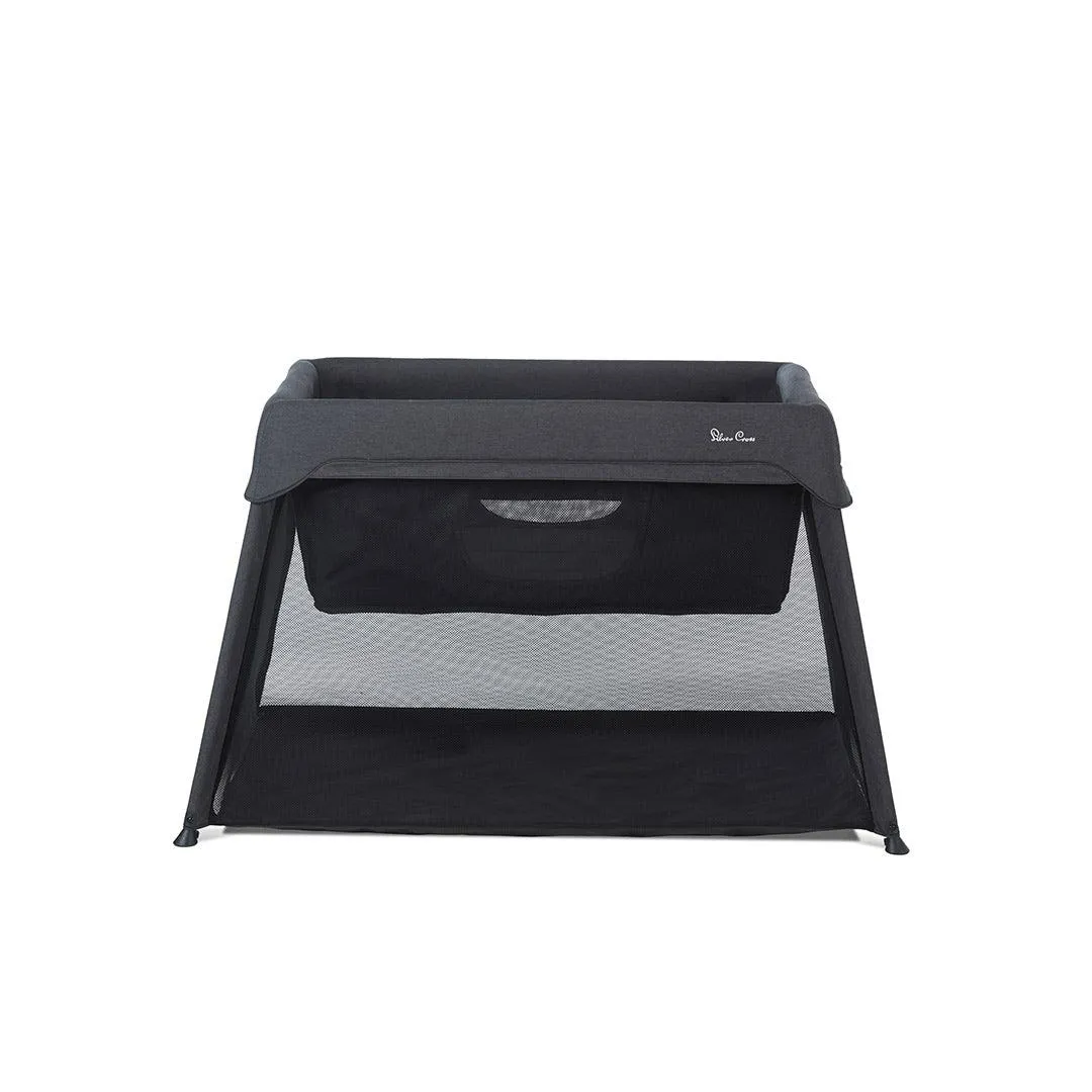 Silver Cross Slumber Travel Cot - Carbon