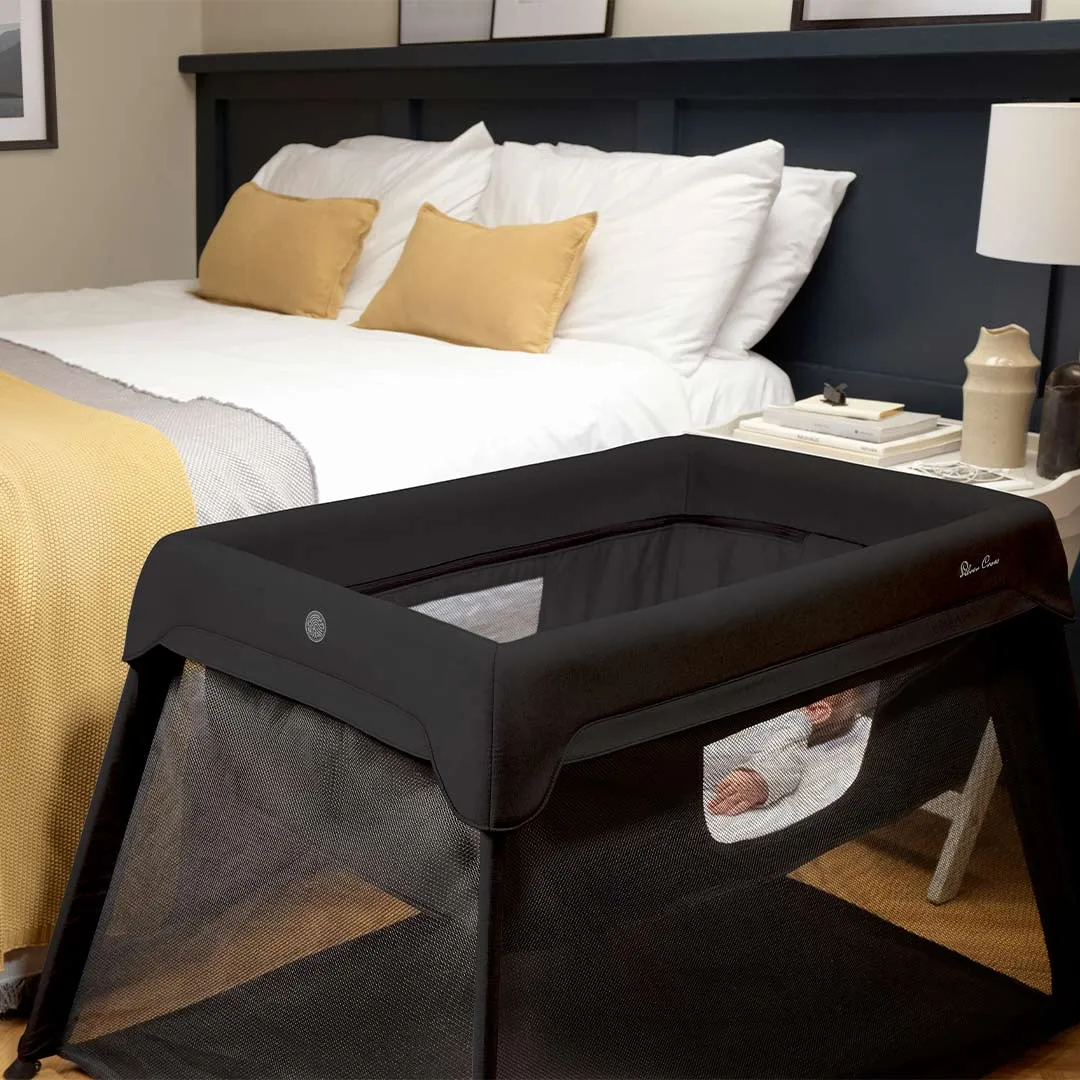 Silver Cross Slumber Travel Cot - Carbon