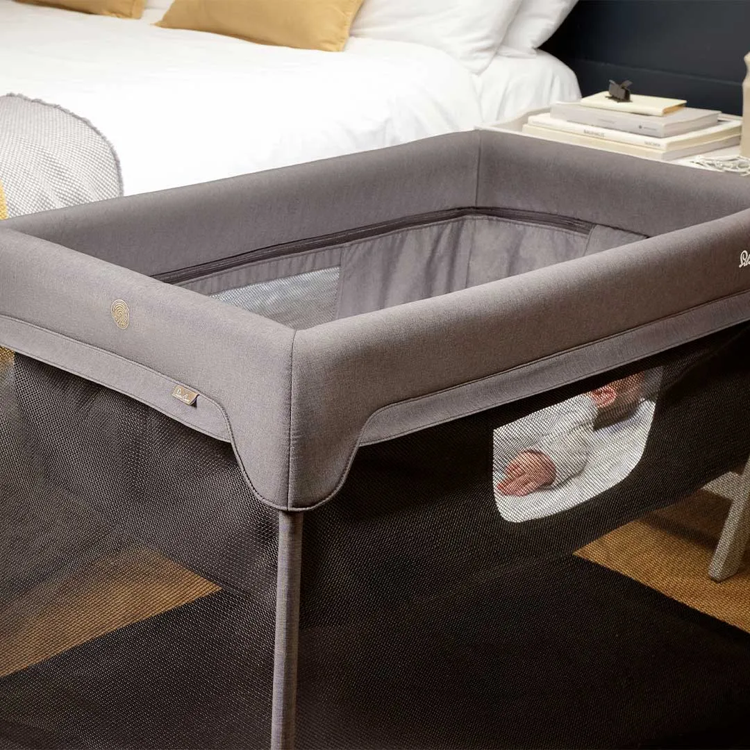 Silver Cross Slumber Travel Cot - Stone