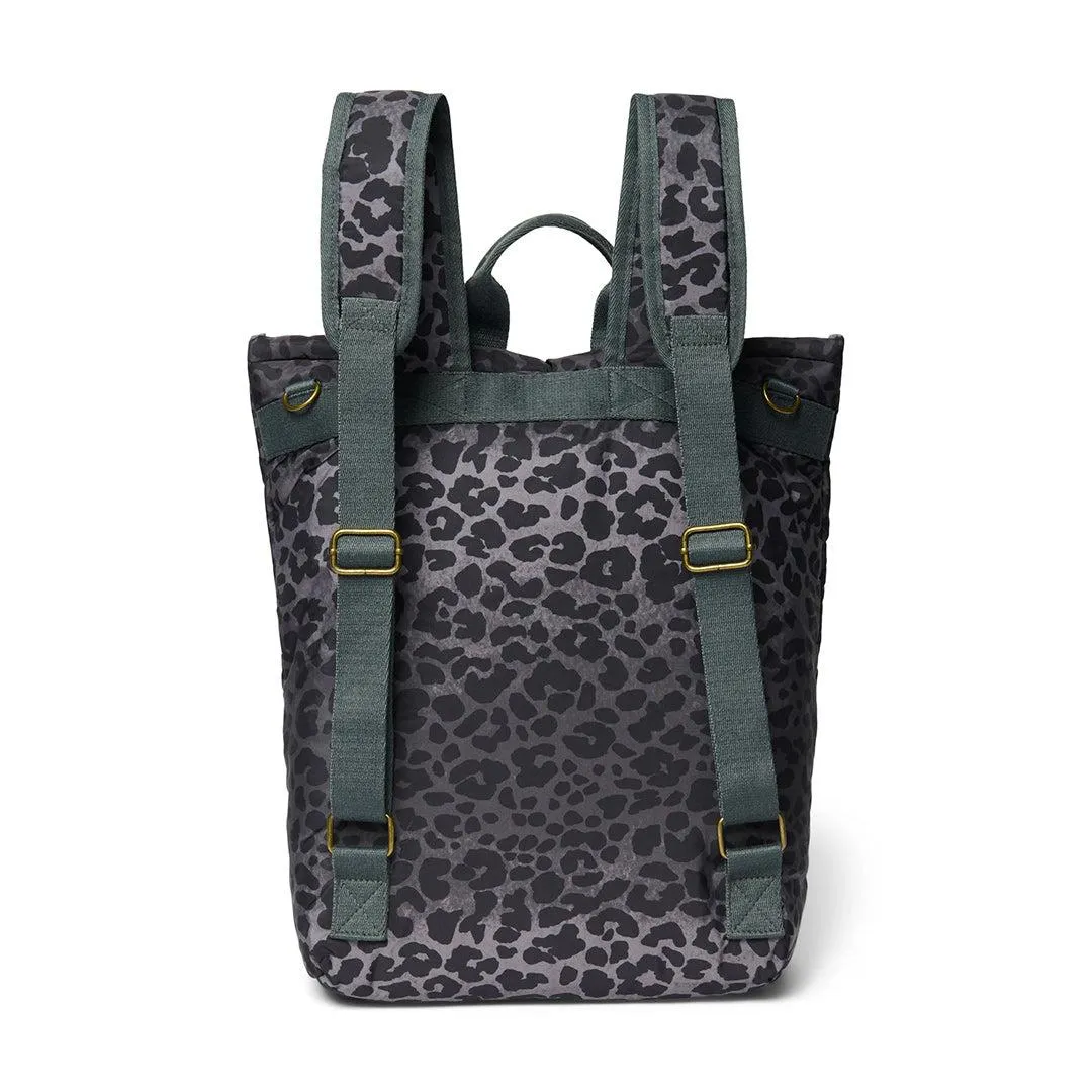 Studio Noos Antra Leopard Puffy Adult Backpack  - Dark Grey