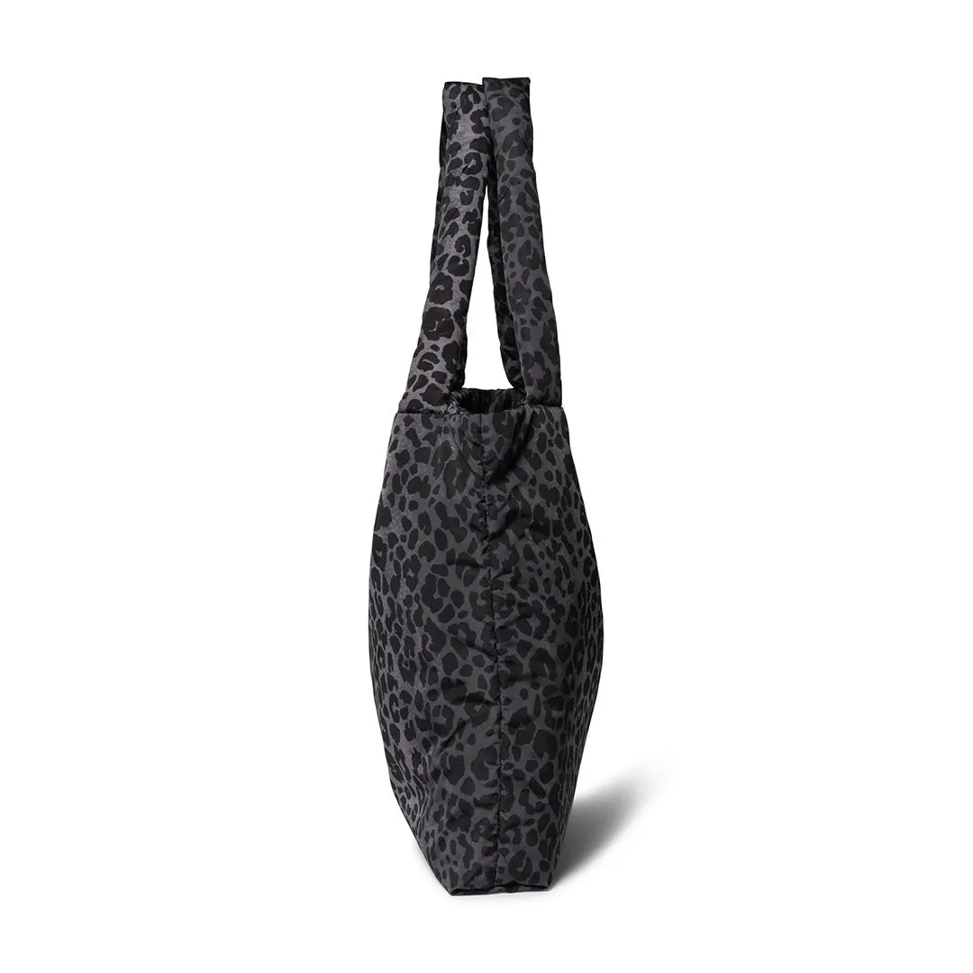 Studio Noos Antra Leopard Puffy Mom Bag  - Dark Grey