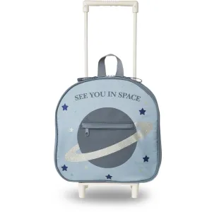 That's Mine Blue Tris Trolley Bag