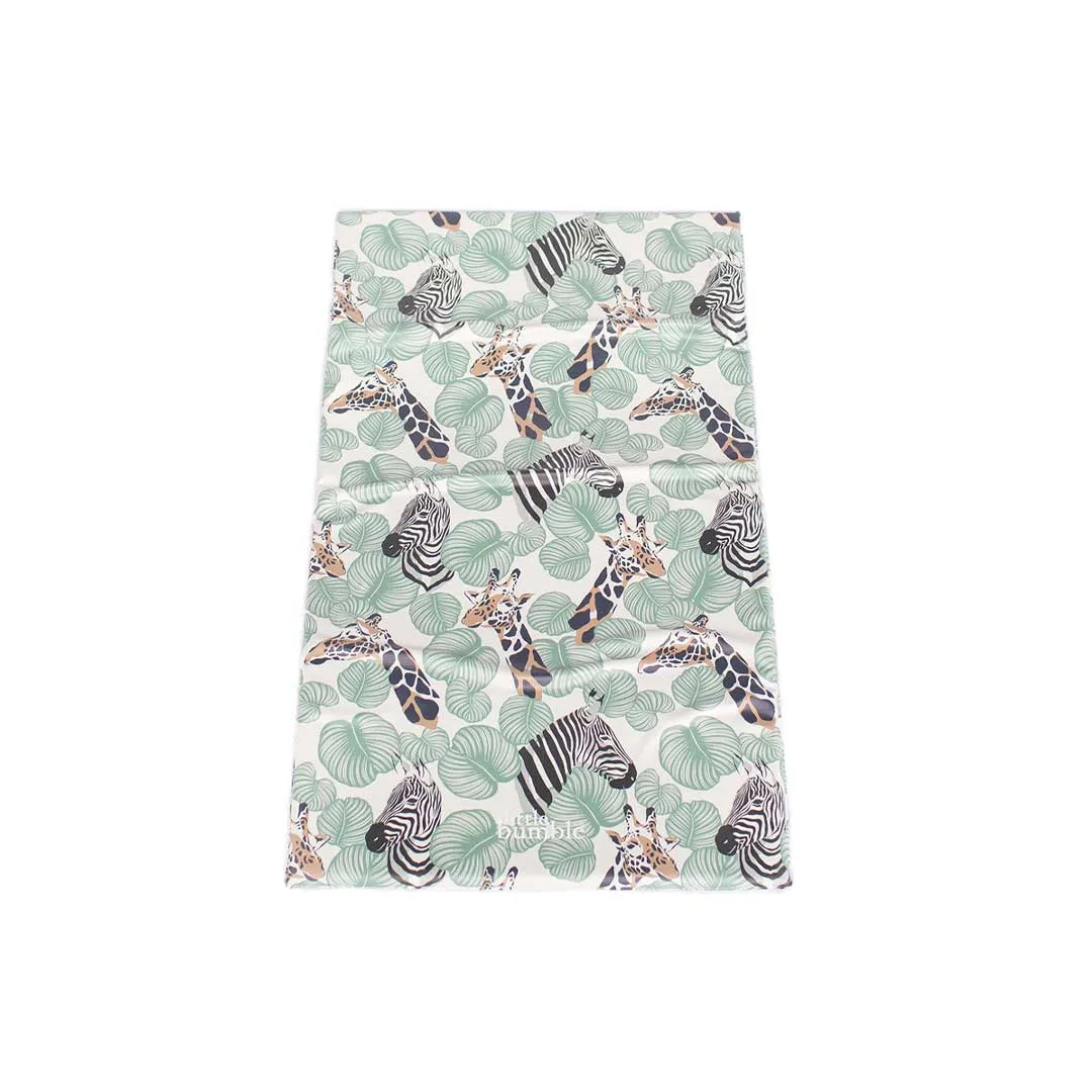 The Little Bumble Co. Travel Changing Mat - Safari - Green