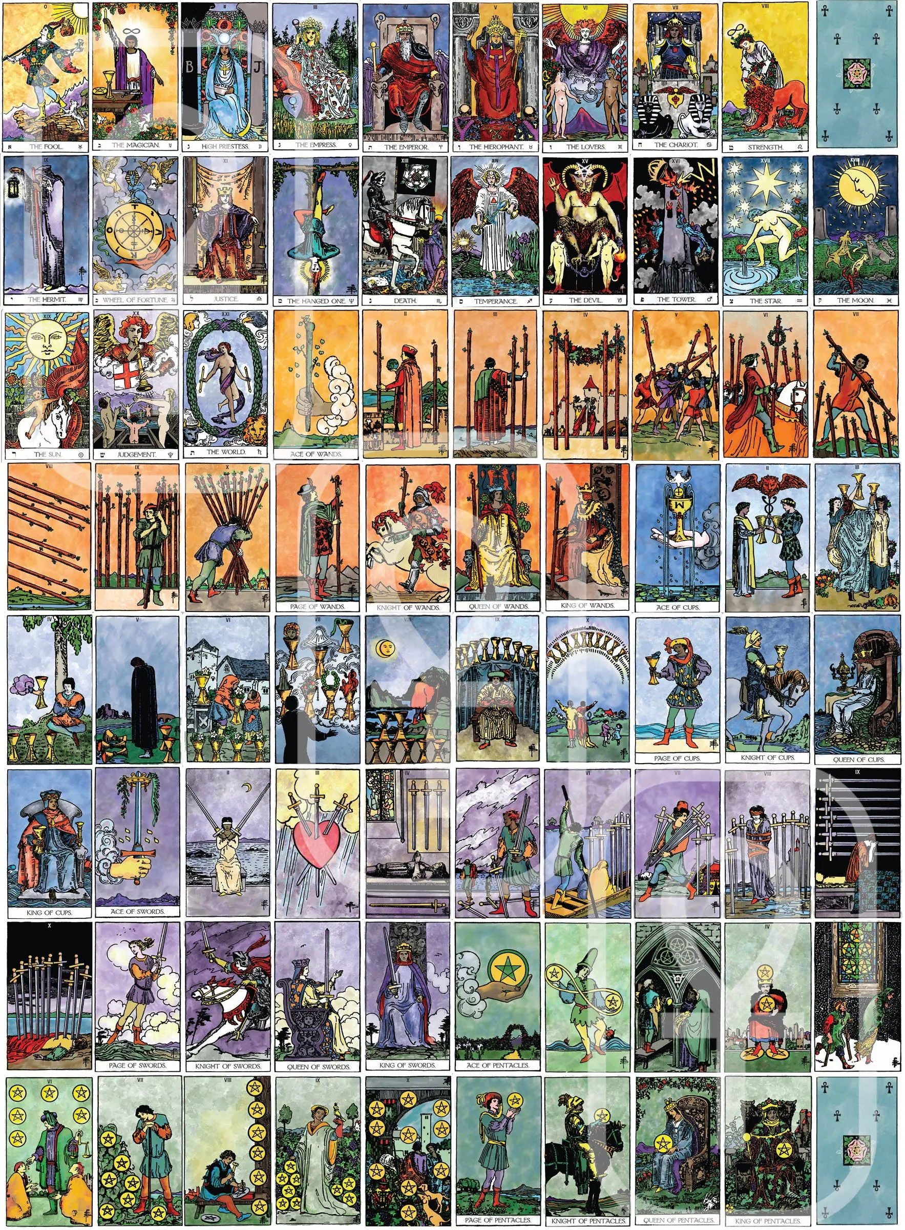 The Weiser Tarot Card Sticker Book: Over 2,500 Stickers