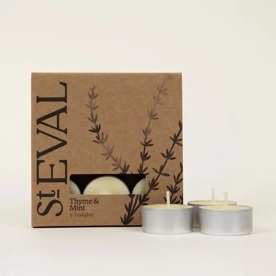 Thyme & Mint Scented Tealights