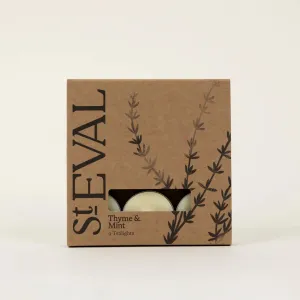 Thyme & Mint Scented Tealights