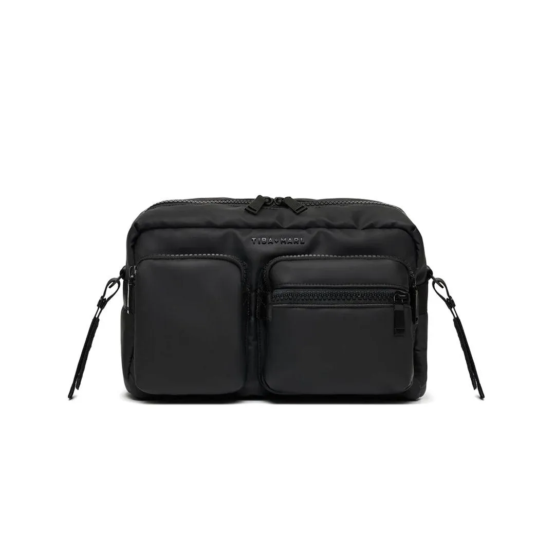 Tiba   Marl Axel Buggy Organiser / Changing Bag - Black
